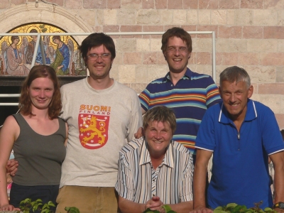 Helena, Philipp, Elisabeth, Thomas, Anton in Budva