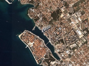 Zadar von oben