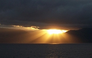 Sonnenuntergang vor Madeira
